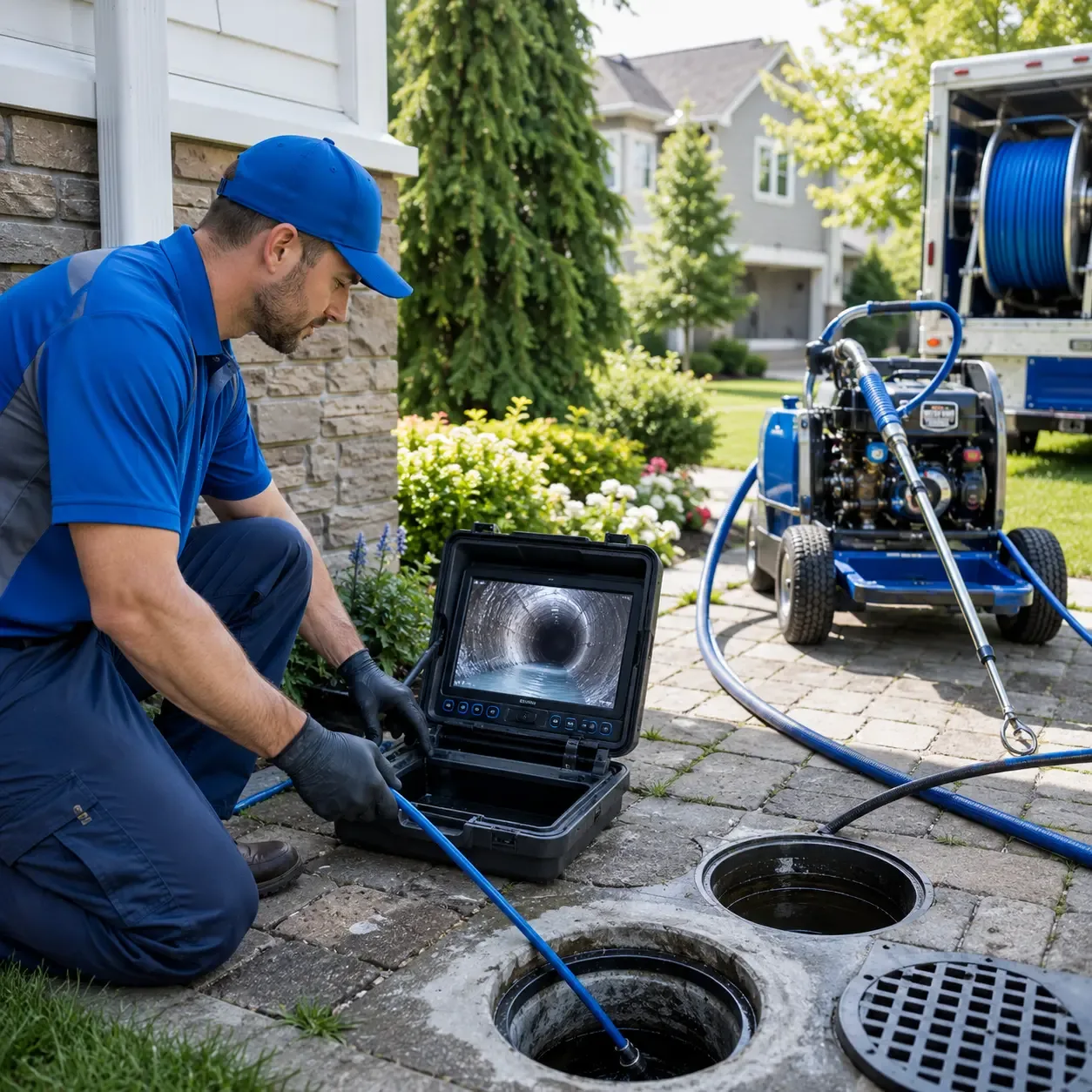 Outdoor drain cleaning professionals serving Glen Elder, KS