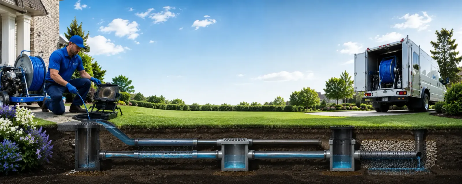 Outdoor drain cleaning information for Glen Elder, KS